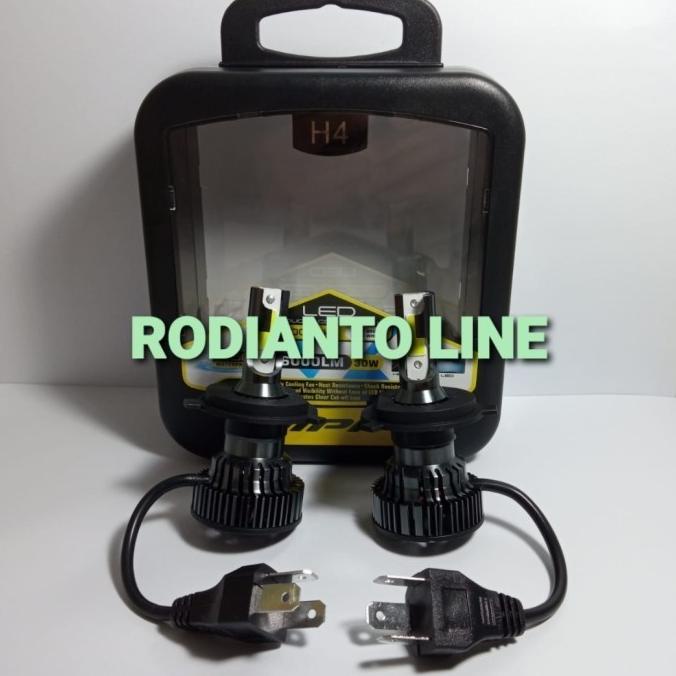 LAMPU LED MOBIL H4 12V 6000LUMEN WHITE - KIJANG, PHANTER, SOLUNA, LIMO rod14 Segera Beli
