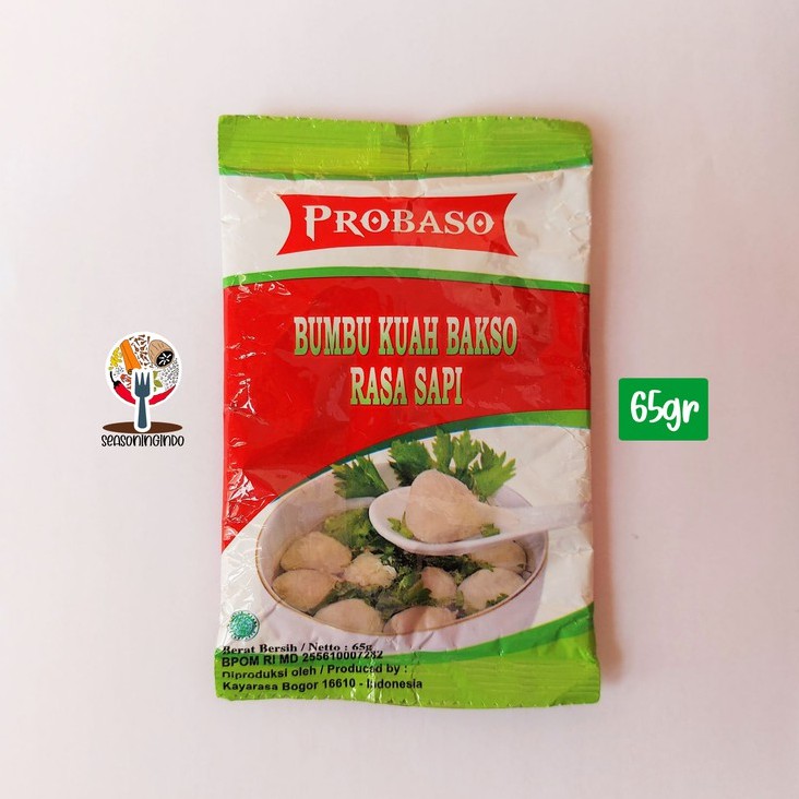 

PROBASO Bumbu Kuah Rasa Sapi 65g (Min 2 pcs)