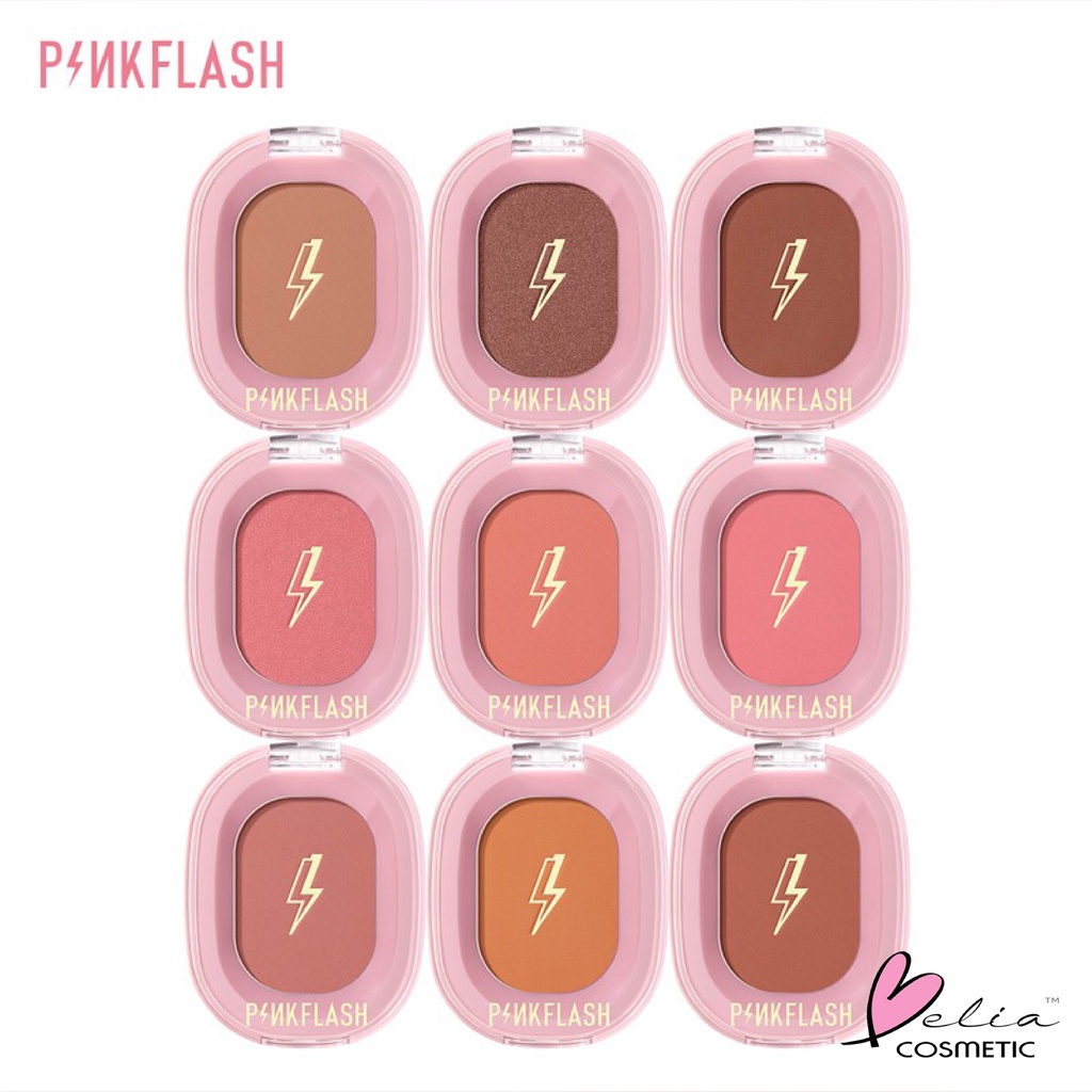 ❤ BELIA ❤ PINKFLASH Soft Pigment Blush | Blush On | Pink Flash (✔BPOM) PF-F01