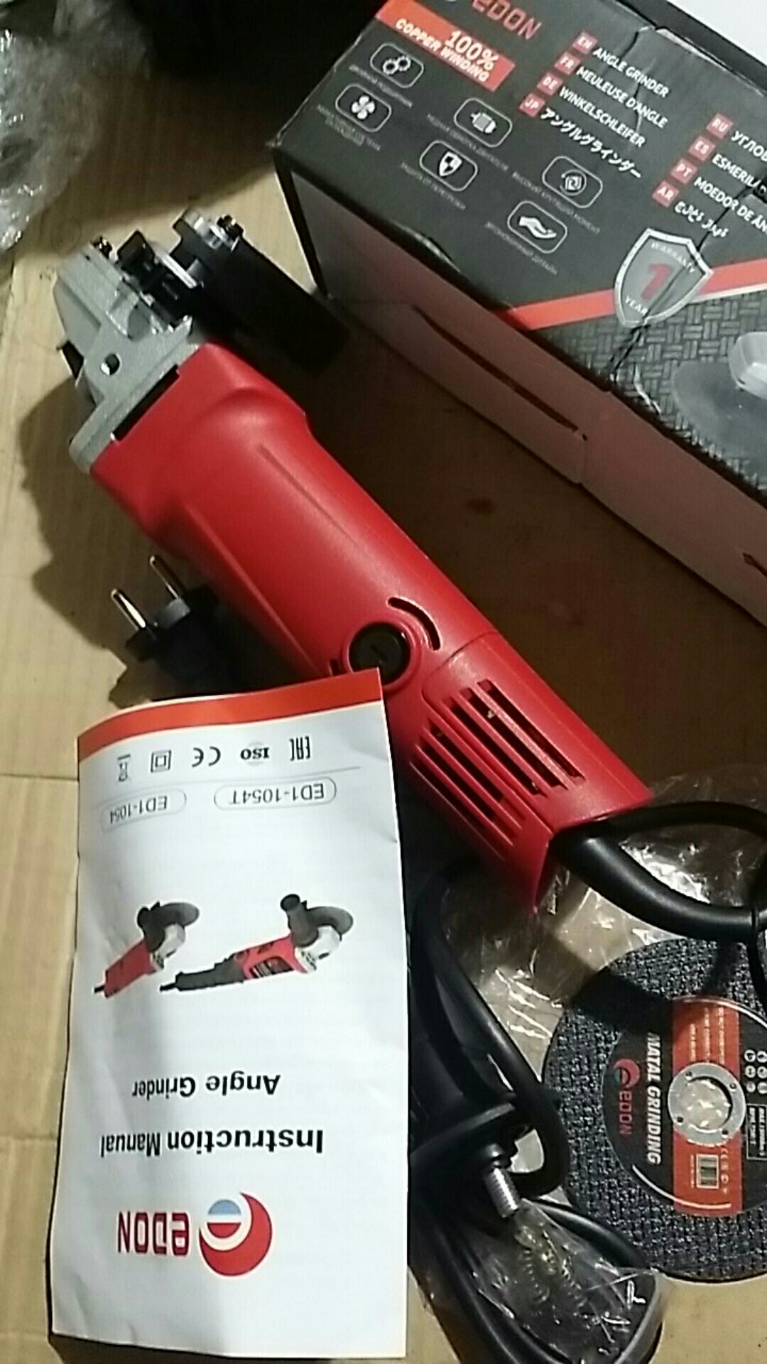 Edon Gerinda Tangan Angle Grinder Ed1 - 1054