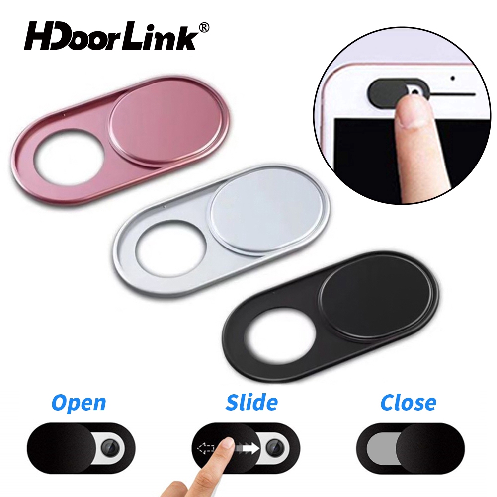 HdoorLink Webcam Cover Universal Phone Antispy Camera Cover with box For iPad Web Laptop PC Macbook Tablet lenses Privacy Sticker For Xiaomi-0