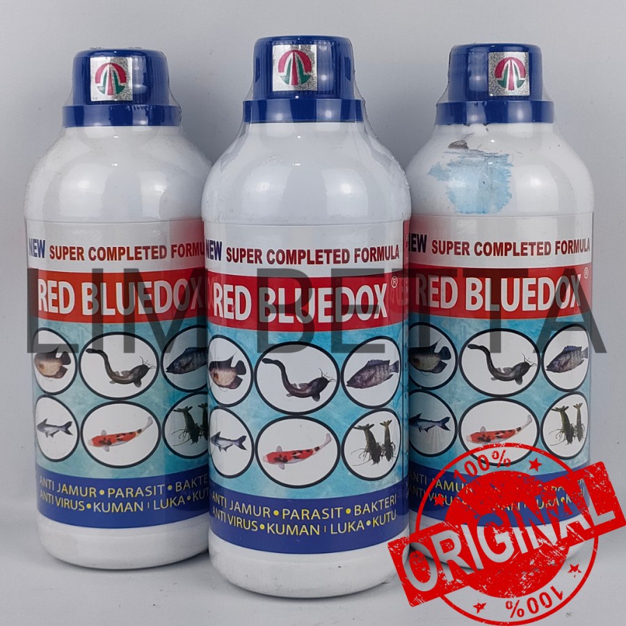 RED BLUEDOX 500 ML / OBAT IKAN ANTI JAMUR DAN PARASIT