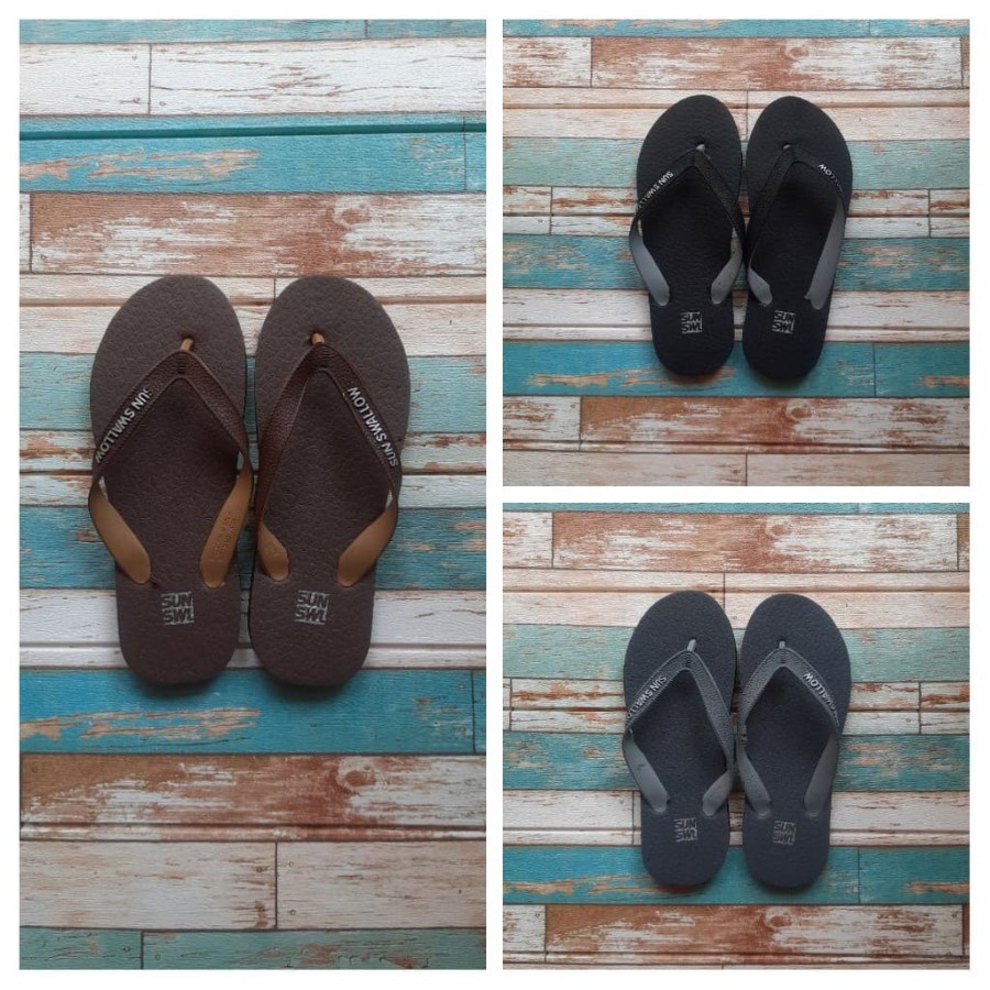 SANDAL JEPIT SUN SWALLOW WAVE TREK SIZE 10-11 - 10 sendal sandal pria sandal karet sendal jepit send