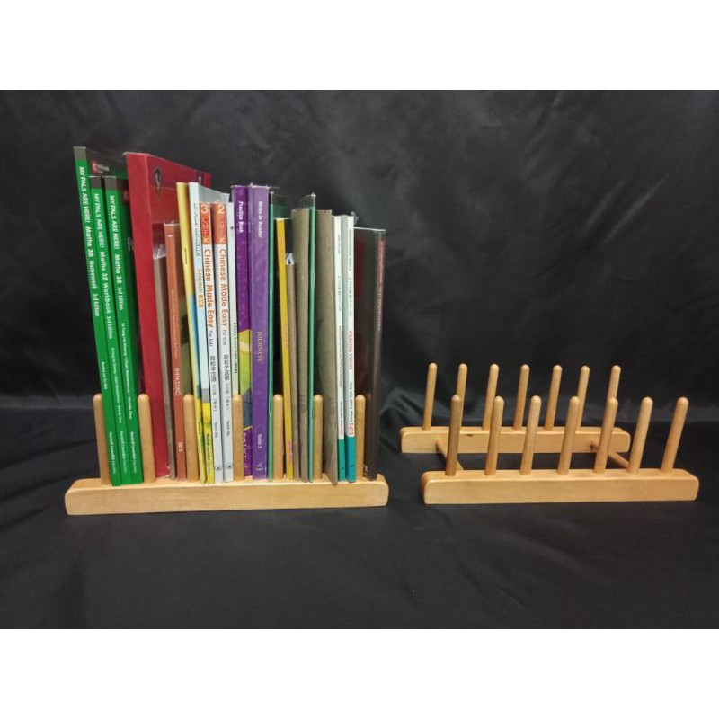 Rak buku Untuk di meja Bahan kayu