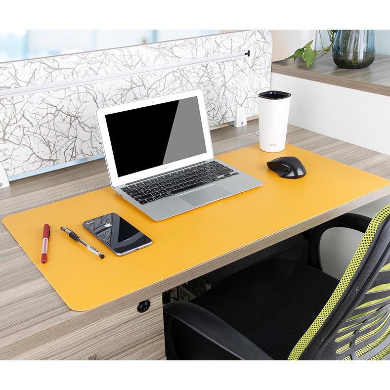 PU Leather Extra Large 90 x 40 cm Tatakan Mouse Pad Double Side Desk Pad