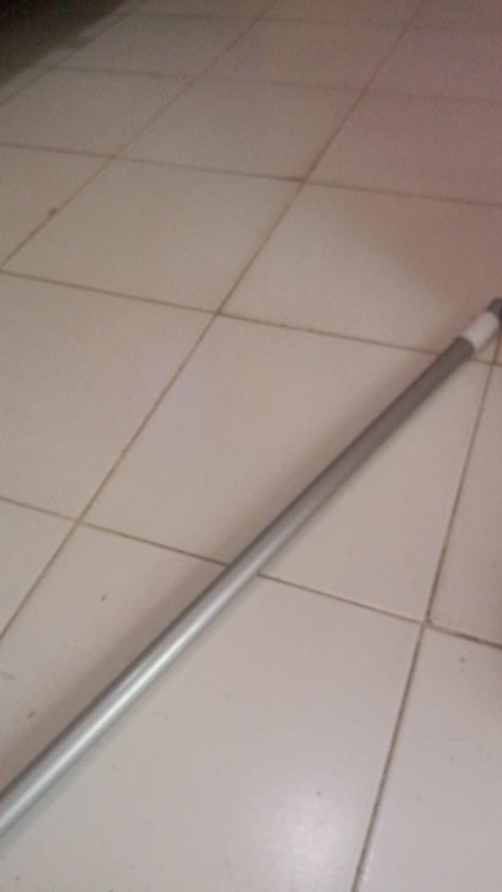 Hawaii Pel Lantai + Gagang / Square Cotton Mop + Metal Handle (l)