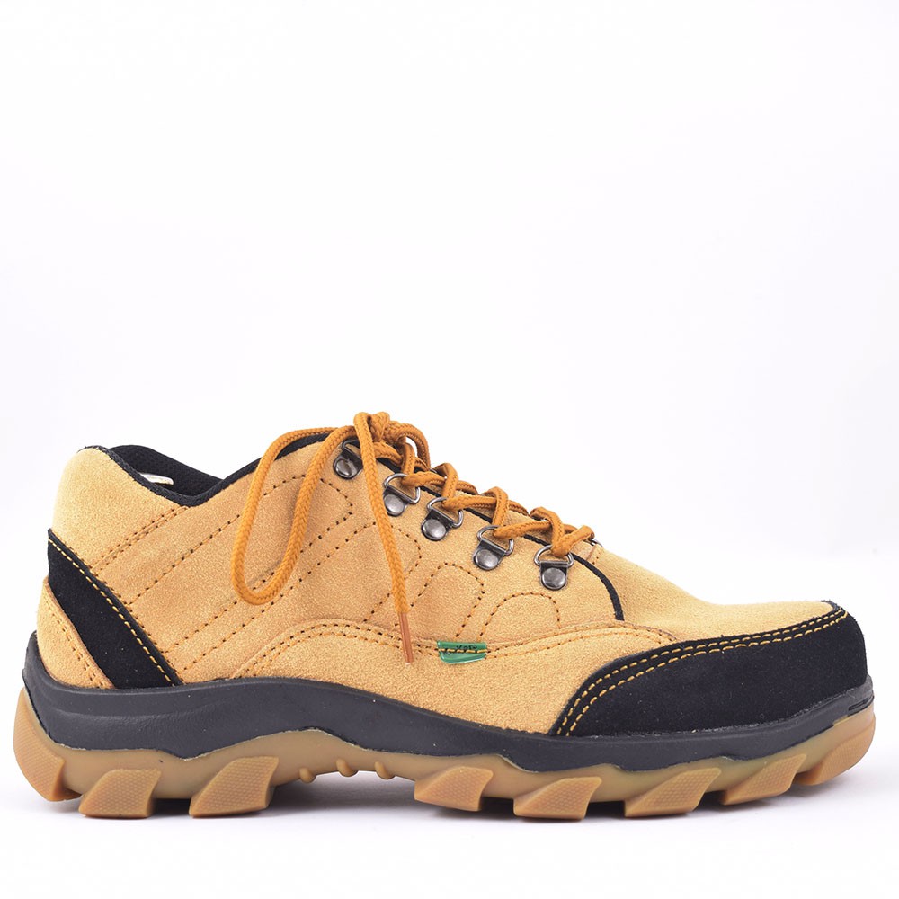 Sepatu Semi Boots Pria Big size Kulit Suede, Sepatu Proyek, sepatu kerja, handmade Lokal, Big size