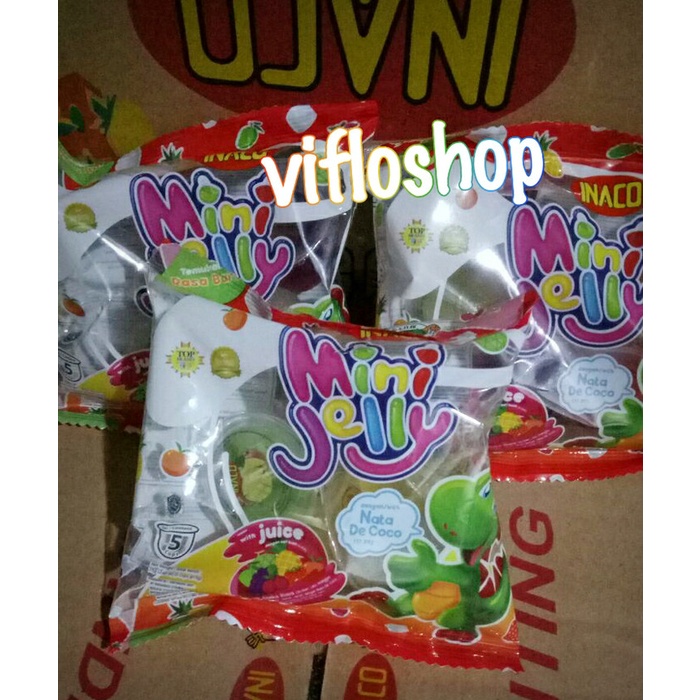 

54eh Ager Inaco Mini Jelly (1 Bungkus Isi 5) 60Jh