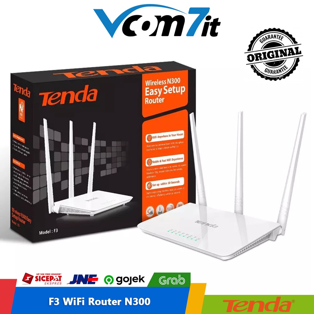 TENDA F3 WIRELESS ROUTER N300 WiFi