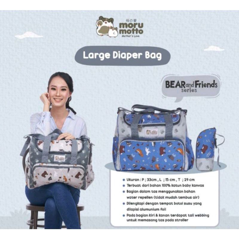 DIALOGUE MORUMOTTO TAS BESAR + TBS BEAR AND FRIEND SERIES MMT7005 / TAS BAYI