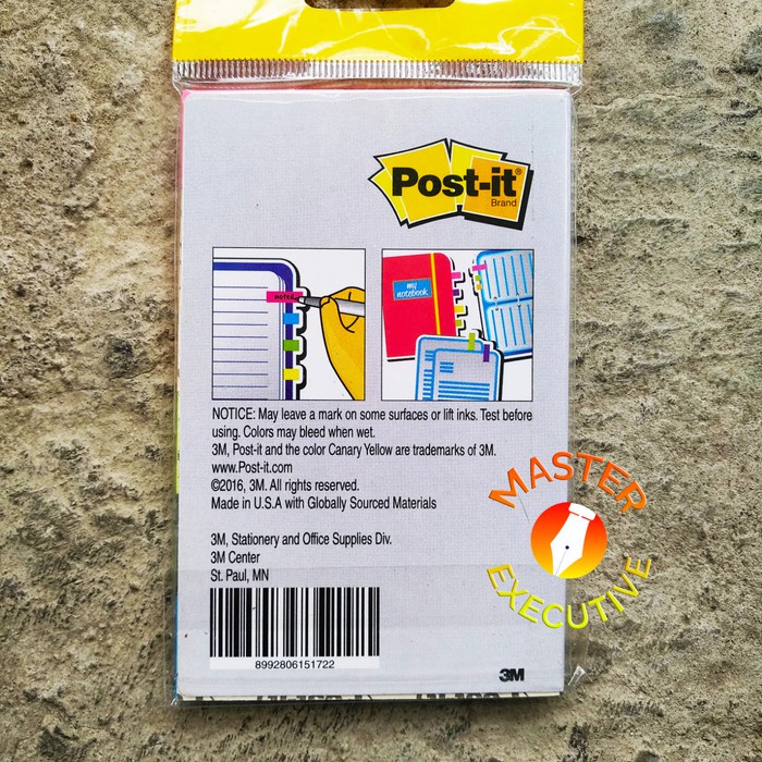 [Set] 3M Post-it Page Marker Large 672-6ANL U.S.A 20 x 76 mm - Penanda Buku