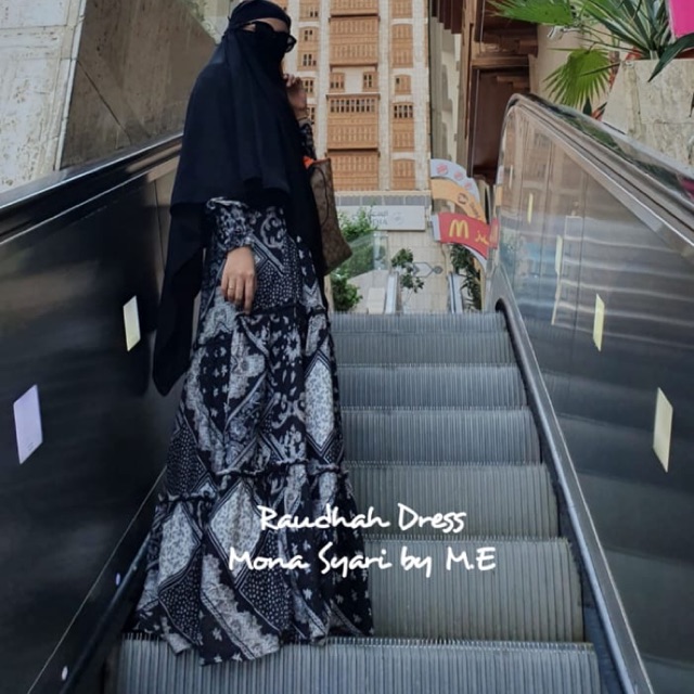 Raudhah Dress ORI Mona Syari by M.E