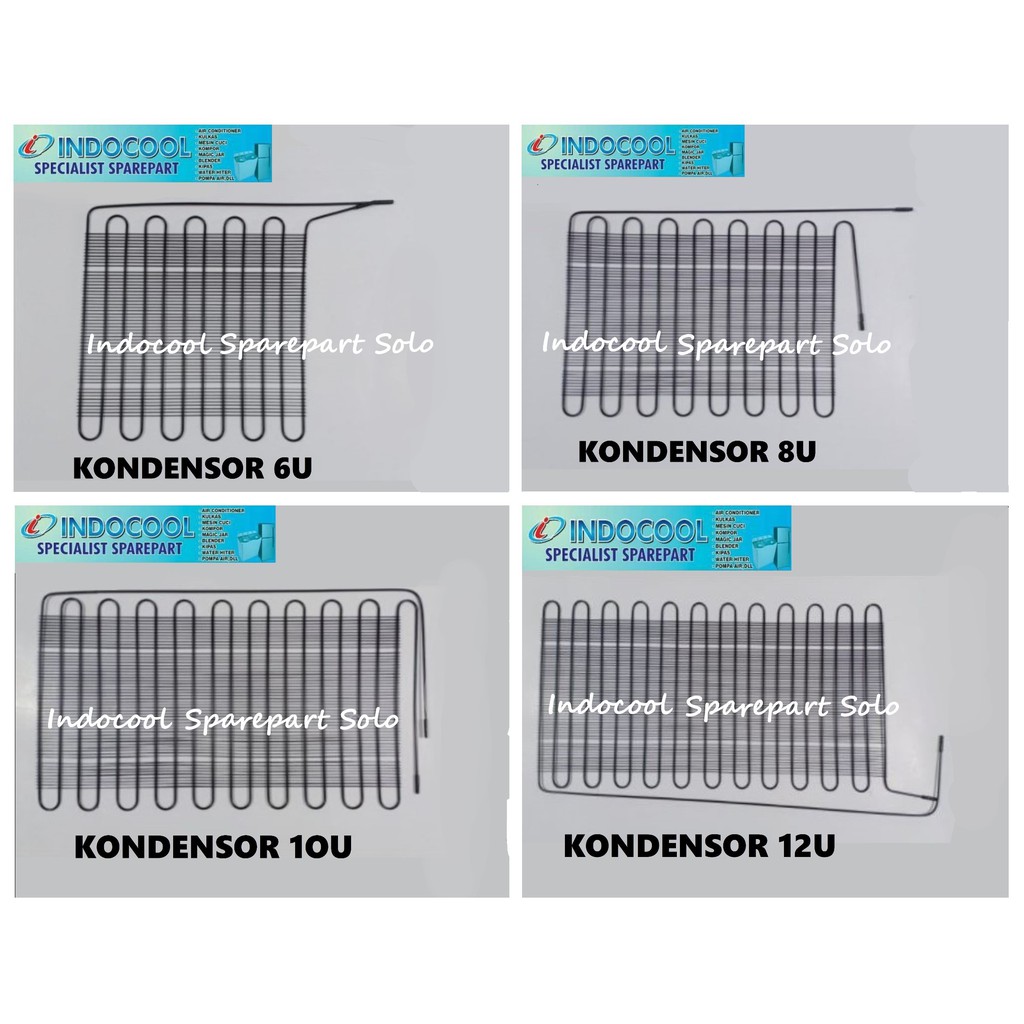kondensor kulkas 2 pintu 6,8,10,12u
