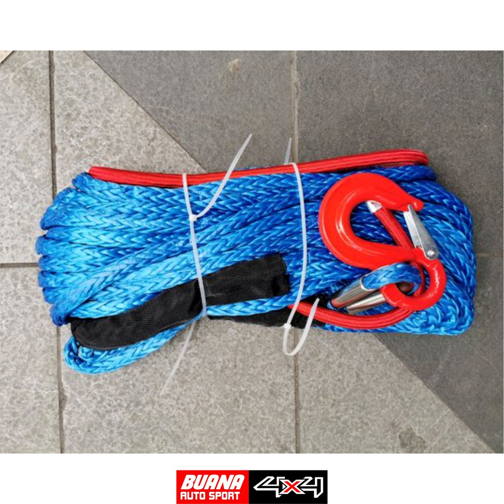 Tali Plasma Winch 12mm x 40m UHMWPE Plasma Rope Synthetic Rope Offroad