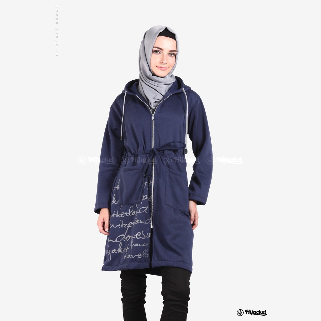 Hijacket Urbanashion Series Origilal Jaket Hijabers Bahan Premium Fleece yang 