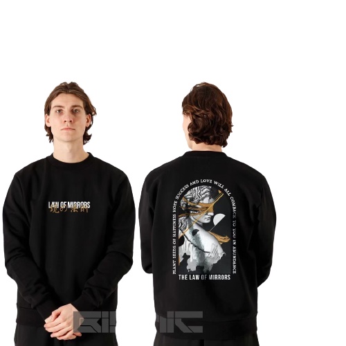 POSEIDON Jaket Sweater Crewneck SPESIAL ORIGINAL BIONIC SERIES ARTIKEL LAW OF MIRRORS