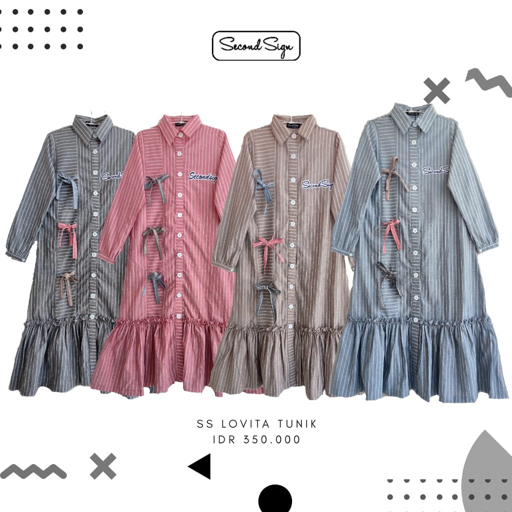 DISKON 30% SECOND SIGN LOVITA TUNIK