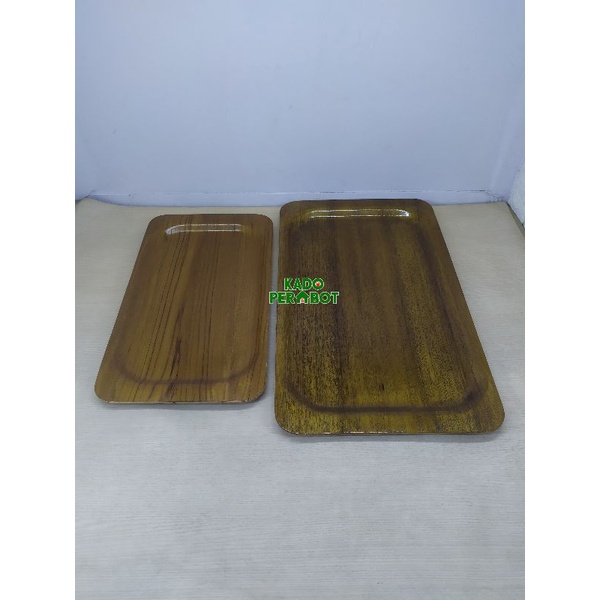 nampan kayu furnish - nampan kayu persegi panjang - nampan kayu KWI