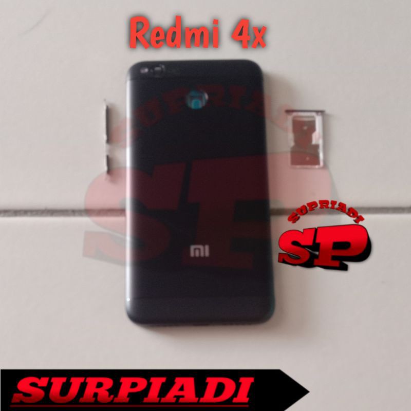 Back Door Backcover Tutup belakang Back Casing Housing Xiaomi Redmi 4x Icloud Simtray Original