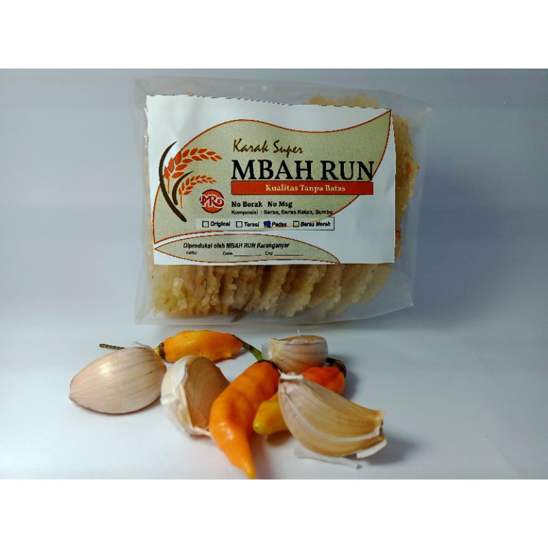 

karak super mbah run pedas