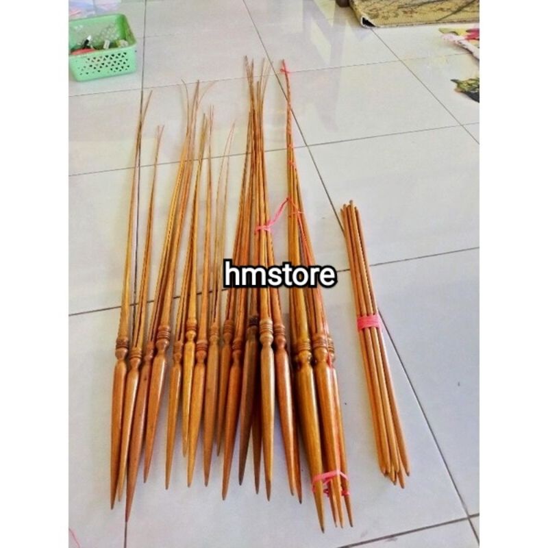 Gapit Wayang Kayu Sambung Rotan Ukuran Werkudara