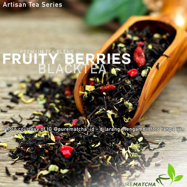 

R4I4 Artisan Tea Cafe - Black Tea Fruity Berries Teh Hitam Rasa Buah 50G Ikj2