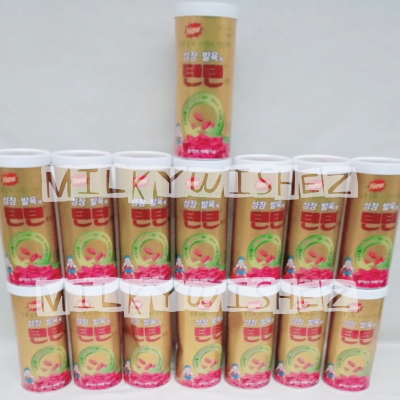[READY STOCK] TENTEN Chewable Vitamin Tablet 120pcs Niki Enhypen Height Growth Supplement Tiktok