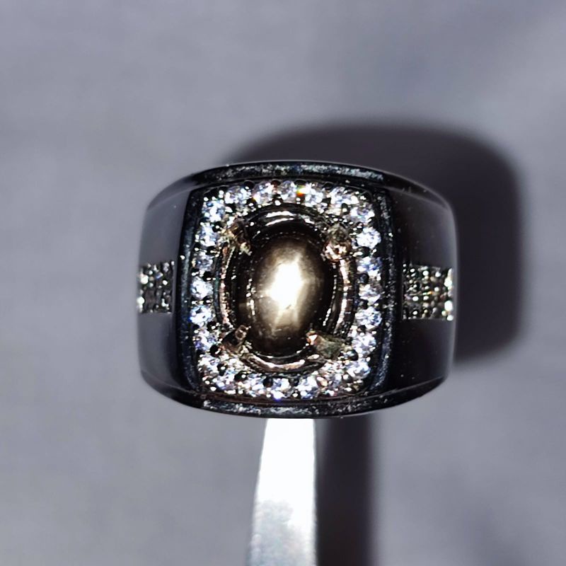 BATU BLACK SAFIR STAR ASLI NATURAL
