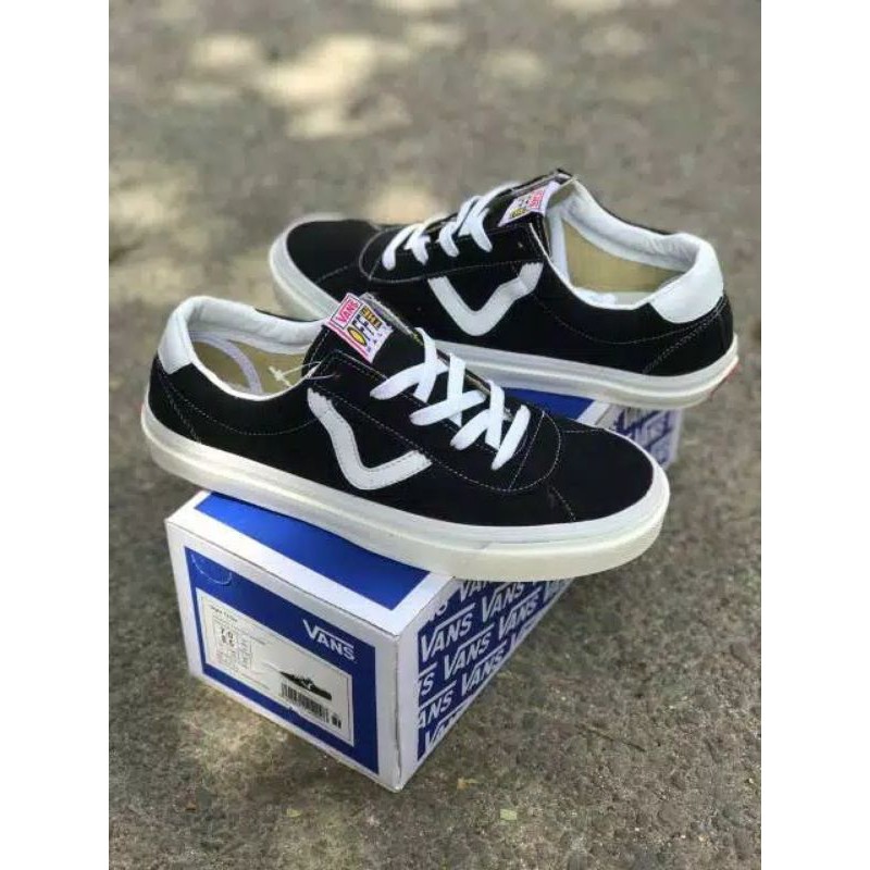 SEPATU VANS STYLE 73 DX ANAHEIM FACTORY BLACK WHITE 36-43 Import Quality Made In CHINA