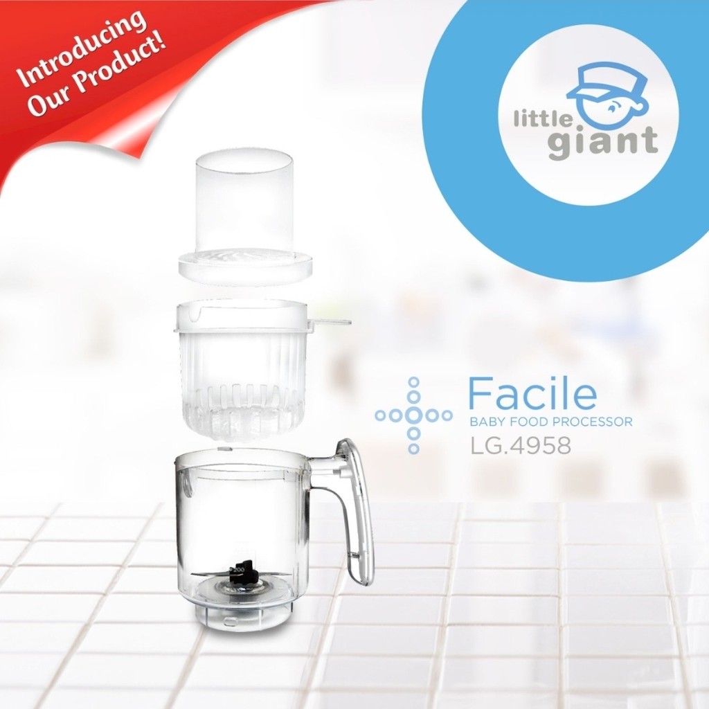 Little Giant LG 4958 Facile Baby Food Processor  Blender Penghancur Makanan Bayi