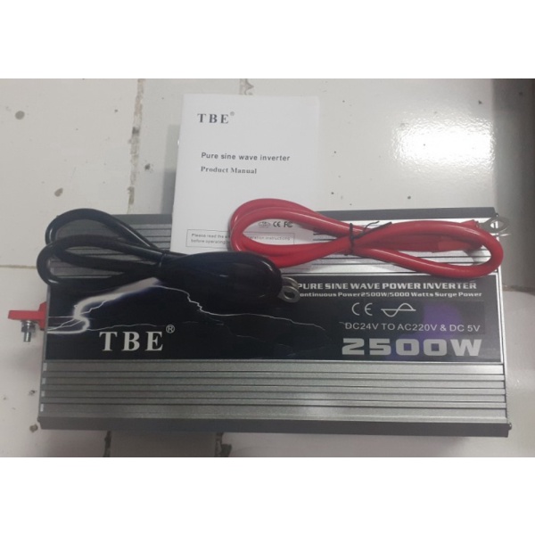 Unik 24V TBE Power Inverter Pure Sine Wave 2500w 2500 W 2500watt PSW P S W Limited