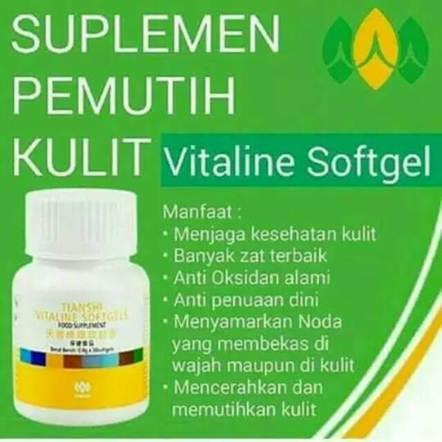 suplemen pemutih kulit