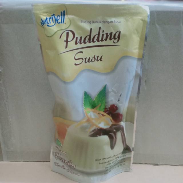 NUTRIJELL puding /  Nutrijell Pudding Susu Rasa Vanila / Vanilla flavour