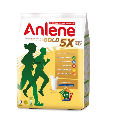 

SUSU ANLENE GOLD 5X - SUSU UNTUK MENJAGA KADAR KOLESTROL 250 GRAM