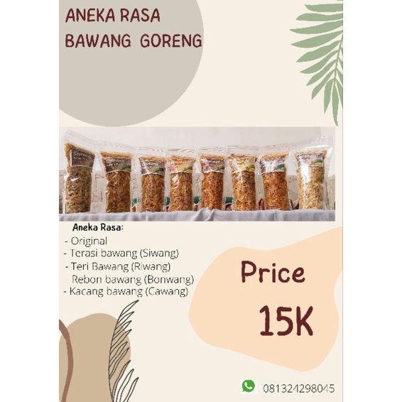 

Bawang goreng kembarjaya