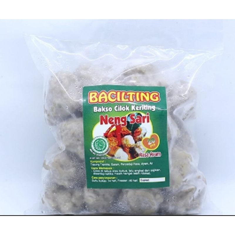 

Nengsari bacilting bakso cilok keriting isi 20pcs 500gr