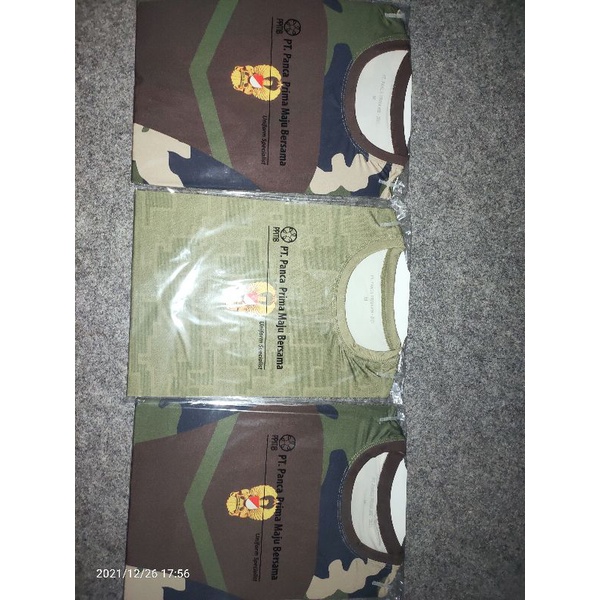 1 Set Kaos Kasad TNI AD Pembagian Asli 100% Th 2022