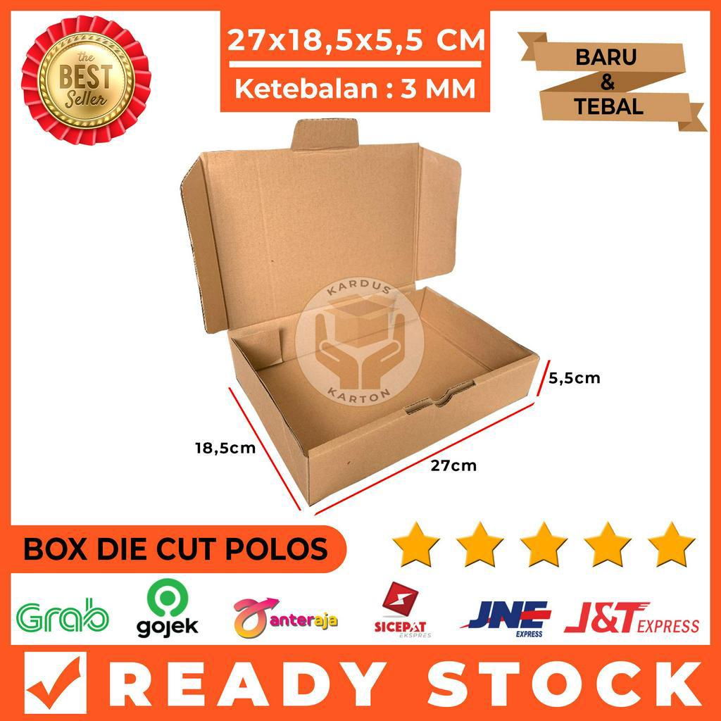 

Kardus Die Cut Pizza Polos 27X18,5X5,5 Cm Single Wall, Tebal 3 MM