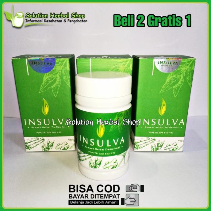 

BISA COD Insulva Herbal Asli Obat Diabetes Gula Darah Rekomendasi Dokter /OBAT HERBAL ASAM URAT/OBAT HERBAL PELANGSING/OBAT HERBAL KOLESTEROL/OBAT HERBAL DIABETES