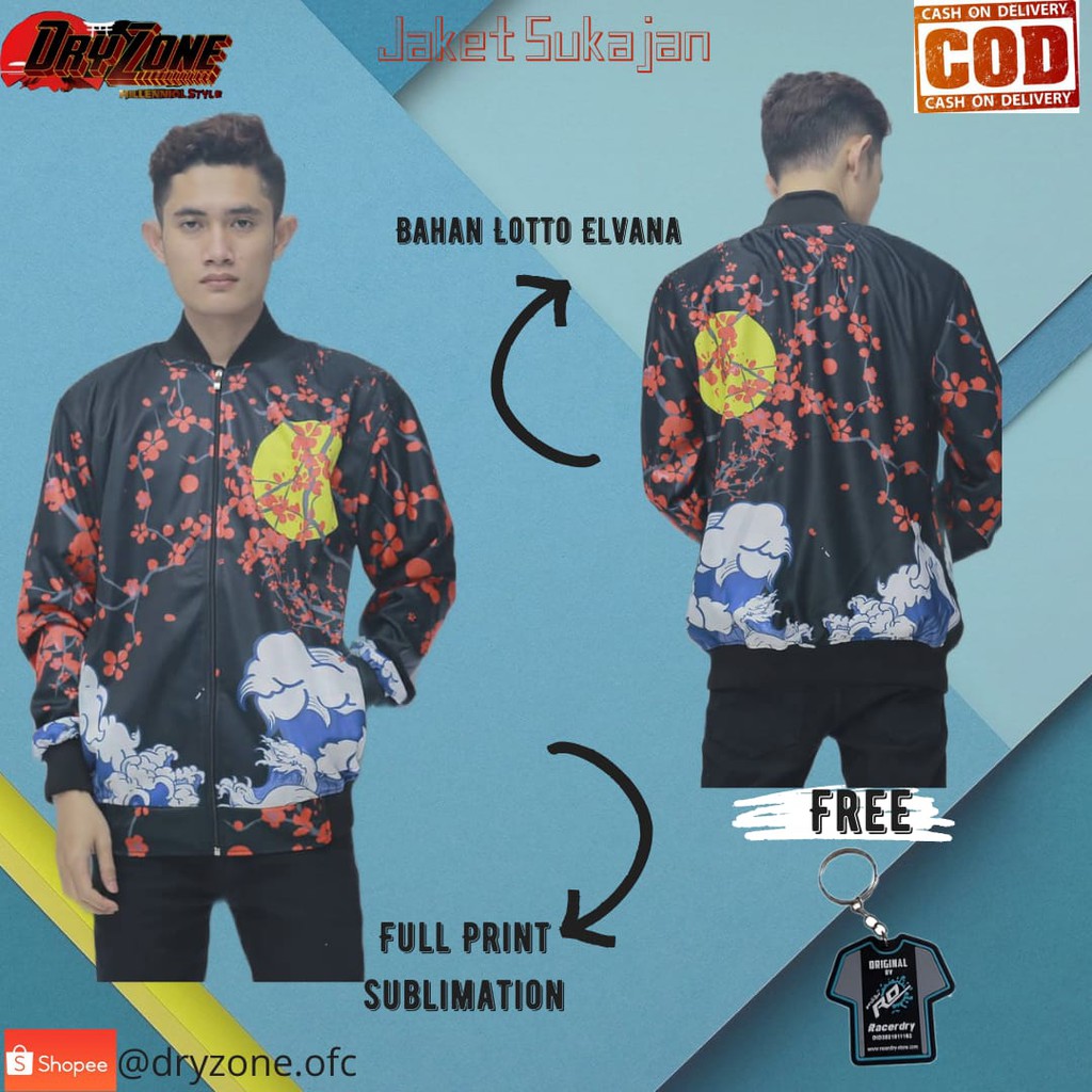 JAKET SUKAJAN JEPANG/JAKET SUKAJAN PRIA TERBARU/JAKET SUKAJAN NAGA