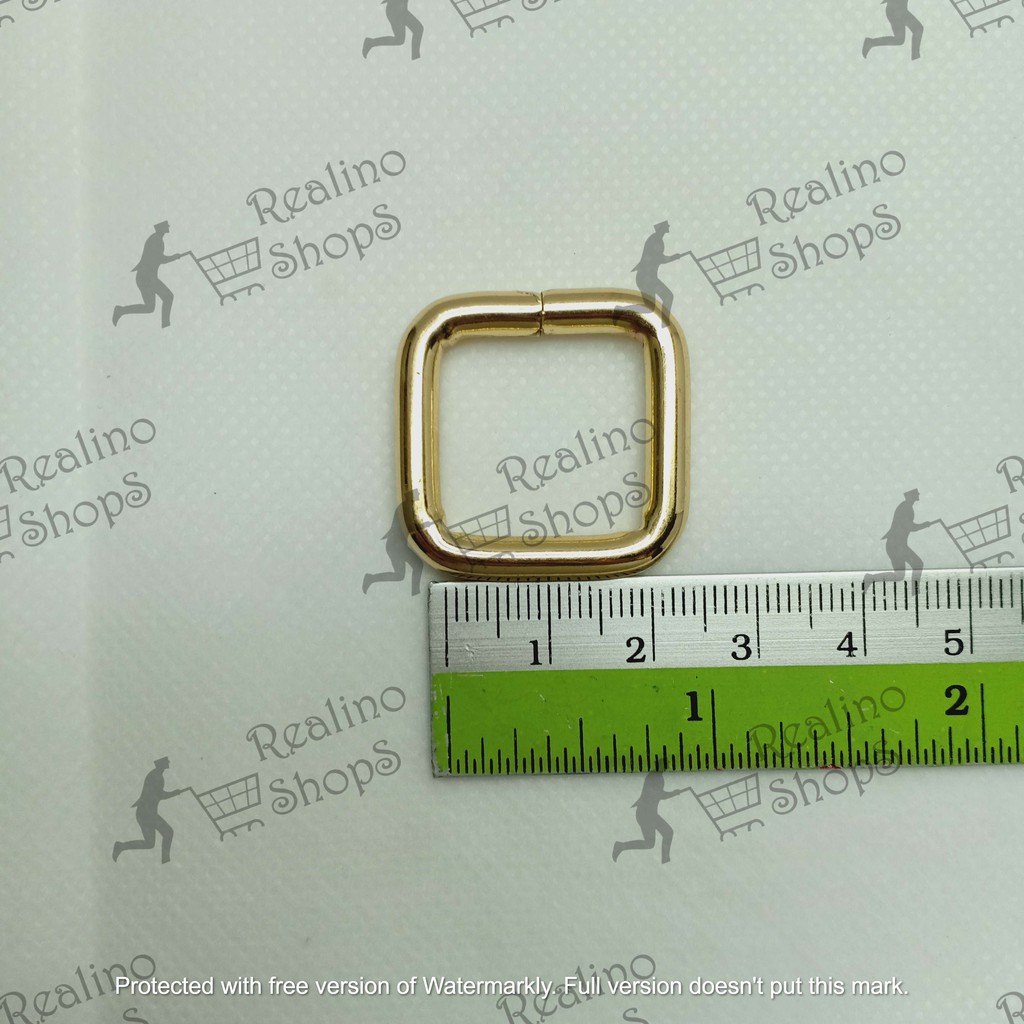 RING KOTAK / SEGI EMPAT - 2CM (KUALITAS TEBAL)