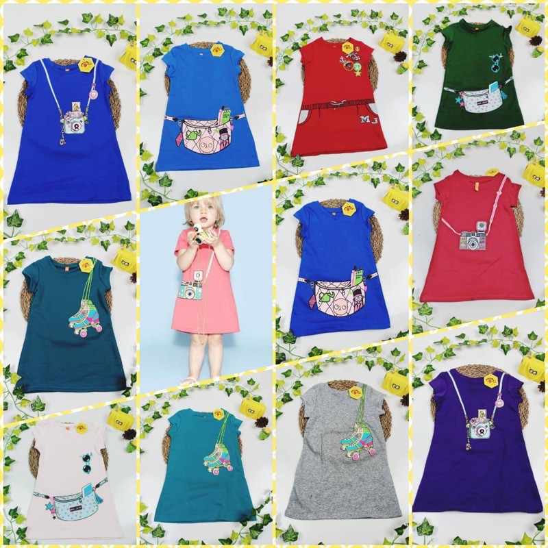 RAF MY BEE KIDS Dress MJ Baju Anak Perempuan Size 1 2 3 4 5