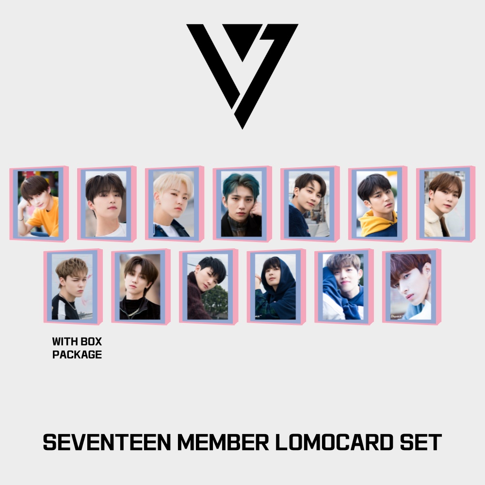 LOMO CARD SVT17 LOMOCARD (ISI 25 PCS + BOX + LAMINASI 2SISI) KPOP IDOL KOREA PREMIUM MURAH UNOFFICIAL SCOUPS WONWOO MINGYU VERNON WOOZI JEONGHAN JOSHUA DK SEUNGKWAN HOSHI JUN THE8 DINO READY STOCK !