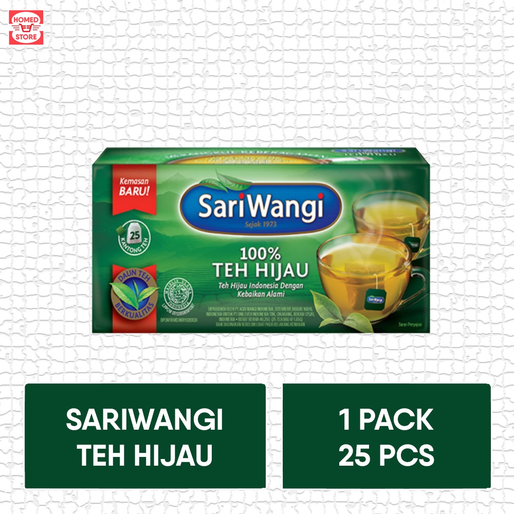 

Sariwangi Teh Celup Hijau 1 Pack Isi 25 Pcs