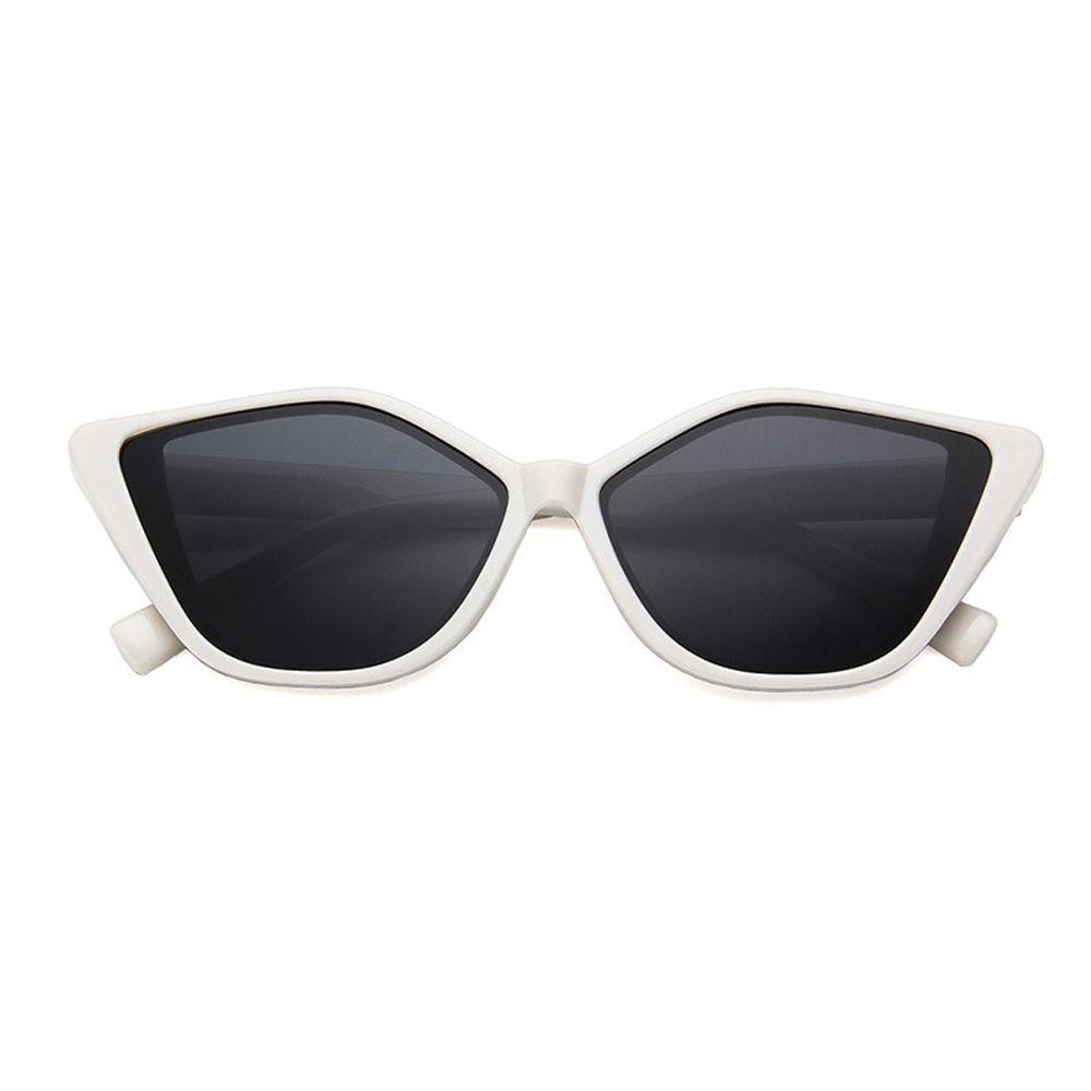 Mxbeauty Kacamata Hitam Mata Kucing Pria Wanita Travel Perlindungan UV UV400 Fashion Wanita Polygon Eyewear