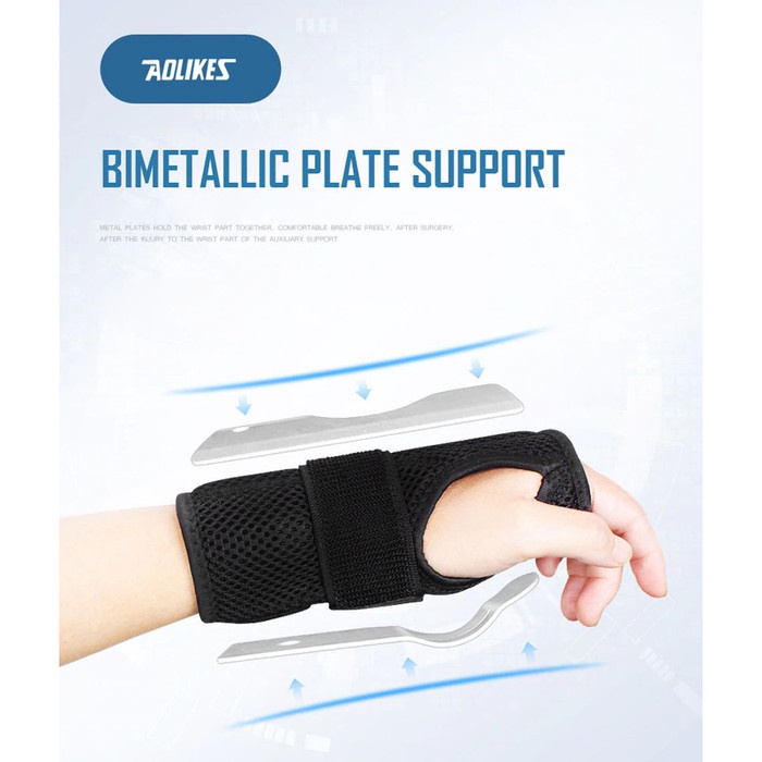 Jual Wrist Splint Thumb Support Carpal Tunnel Brace Alat Terapi Pergelangan  - Kiri Left, S Promo Indonesia|Shopee Indonesia