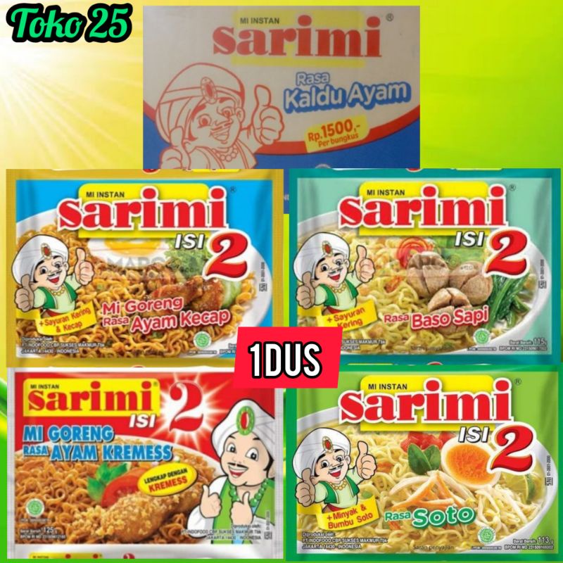 Jual Mie Sarimi Isi 2 1 Dus Soto Ayam Kecap Ayam Kremes Baso Sapi