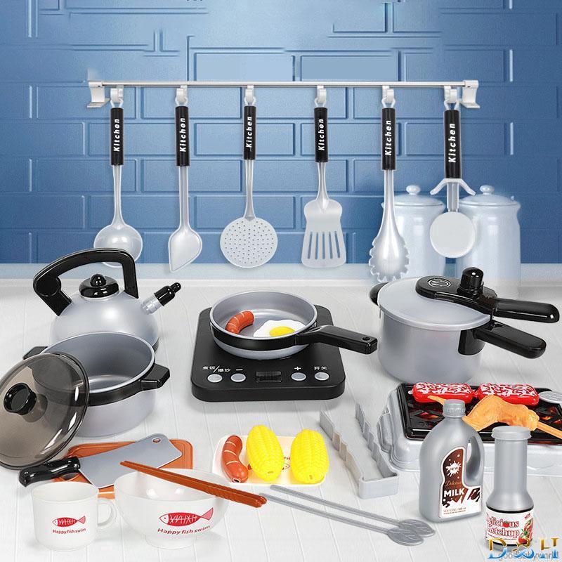 role play children's kitchen cooking set