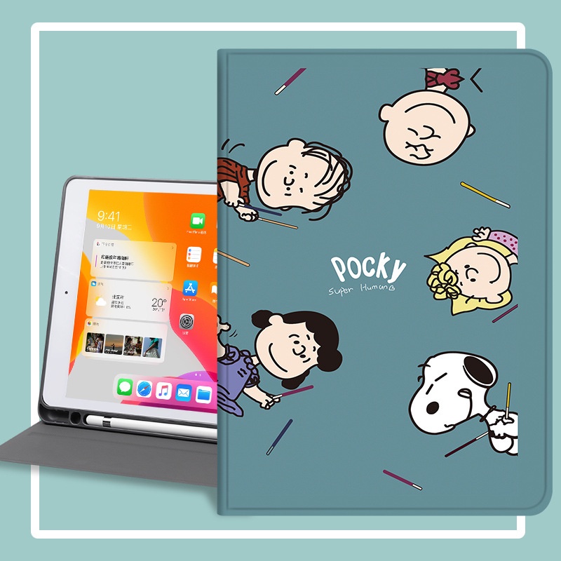 Case Pelindung Bahan Silikon Kulit Motif Kartun Untuk Ipad Air 3 Mini 5 Mini 4 2019 10.2 Inch