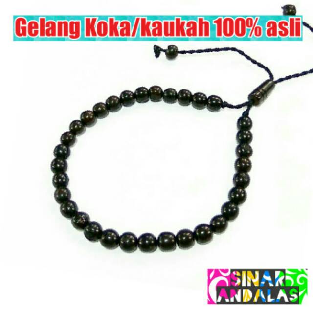 Gelang tasbih Koka kokka kaukah fuqaha merica asli natural original